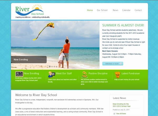 school website design