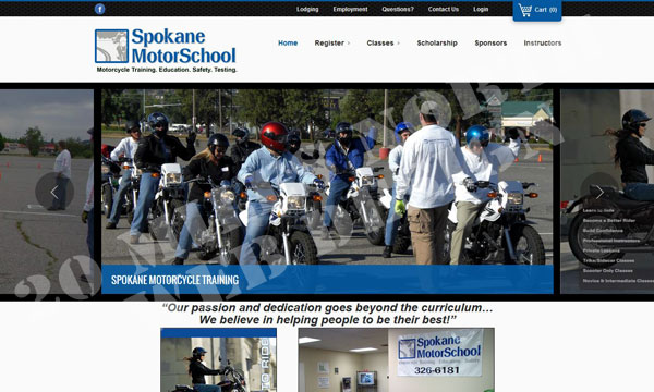 web design Spokane Motor School